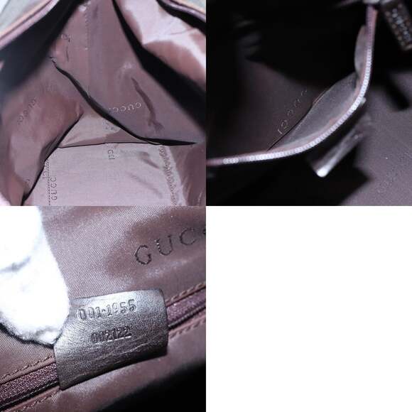 GUCCI Shoulder Bag Canvas Khaki - Picture 12 of 12